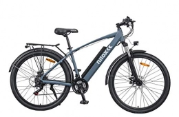 Nilox Bici elettriches Nilox E-Bike X7, Trekking Bike con Pedalata Assistita, Cambio con 21 Velocità, Batteria al Litio Removibile LG da 36 V – 8 Ah, Fino a 45 km di Autonomia, Copertoni Semi Tassellati 27.5” x 2.10”