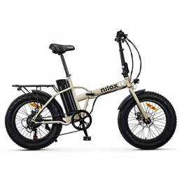 Nilox Bici elettriches Nilox, E-Bike X8, Bici Elettrica con Pedalata Assistita, Motore Brushless High Speed da 36V, 250W e Batteria Removibile LG da 36 V, 10.4 Ah, Gomme Fat da 20" x 4”e Doppio Freno a Disco