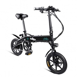 NIMI Bici NIMI E-Bike Pieghevole 36V, Batteria al Litio da 14 Pollici alimentata a Batteria, 34, 17 miglia 7, 8 Ah / 250 W, Bicicletta elettrica per Adulti (Nera)
