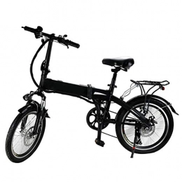 NQFL Bici elettriches NQFL Bicicletta Elettrica Pieghevole da 20 Pollici con Batteria al Litio per Adulti