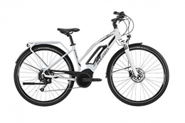 Atala Bici NUOVO MODELLO 2020 Bicicletta elettrica Atala B-TOUR LADY 9 velocità, misura S (148-160 cm), bianco / antracite, batteria 400wh