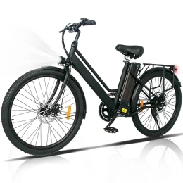 OneSport Bici elettriches ONESPORT E-bike per adulti 26", bicicletta elettrica con motore 250W e batteria estraibile 36V 10Ah, bicicletta elettrica, doppio freno a disco