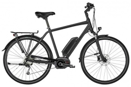 Ortler Bici elettriches Ortler Bozen Performance - Bicicletta da trekking da uomo, colore: nero opaco, Uomo, Nero opaco, 60 cm