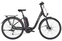 Ortler Bici elettriches Ortler Bozen Wave 2019 - Bicicletta da trekking, da donna, colore: nero opaco, Donna, Nero opaco, 55 cm