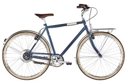 Ortler Bici elettriches Ortler Bricktown Zehus - Bicicletta elettrica, altezza telaio 60 cm, colore: Blu