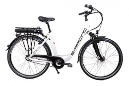 Unbekannt Bici elettriches Pedelec MIFA - Bicicletta elettrica da donna, 28", cambio Shimano a 7 marce, colore: bianco lucido