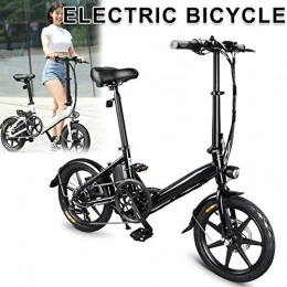 PerGrate 2019 Bike,Electric Bicycle Bike Lightweight Aluminum Alloy 16 inch 250W Hub Motor Casual for Outdoor