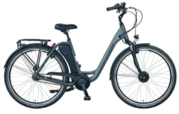 Prophete Bici Prophete Geniesser 22.EMC.30 City-Bicicletta elettrica 28" Aeg Easydrive, Bike Unisex Adulto, Grigio Opaco, 71 cm