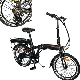 CM67 Bici elettriches Pure Bici Pieghevole Bicicletta pieghevole per adulti Bicicletta elettrica regolabile in altezza Bicicletta sportiva pieghevole con 3 modalità di guida Adatto per adolescenti e adulti