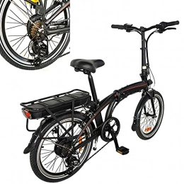 CM67 Bici elettriches Pure Bici Pieghevole Bicicletta pieghevole per adulti City bike elettrica pneumatici da 20 pollici Bicicletta pieghevole con batteria rimovibile Adatto per brevi viaggi