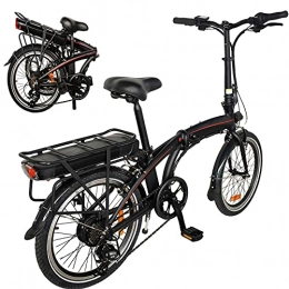CM67 Bici elettriches Pure Bici Pieghevole Bicicletta pieghevole piegabile City bike elettrica pneumatici da 20 pollici Bicicletta pieghevole per adulti dotata di batteria 36V / 10AH Adatto per adolescenti e adulti