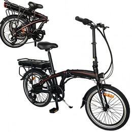 CM67 Bici elettriches Pure Bici Pieghevole City bike elettrica Bicicletta elettrica pieghevole motore da 350W Bicicletta sportiva pieghevole con 3 modalità di guida Adatto per adolescenti e adulti