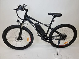 QDH Bici elettriches QDH Mountain bike elettrica da 27, 5", 250 W, per uomo e donna, 25 km / h, motore posteriore e batteria al litio da 36 V e 10, 4 Ah, cambio per montagna, spiaggia, città, campo neve
