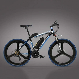Qinmo Bici elettriches Qinmo 26-inch Mountain Bike, 21-velocità 48V, Bici servoassistito con Display LCD, Forcella Anteriore bloccabile, Adatto for Gli Uomini, Le Donne, Sport all'Aria Aperta a Cavallo (Color : B)