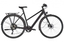 Rabeneick Bici elettriches Rabeneick TS-E Speed Trapez - Bicicletta elettrica da donna, altezza telaio 55 cm, colore nero opaco