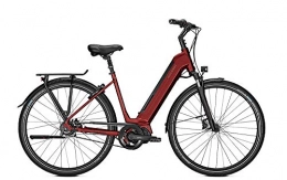 Raleigh Bici elettriches RALEIGH Sheffield Premium ruota libera 15 Ah monotubo, bicicletta elettrica da città, bicicletta elettrica WineRed opaco 2019, RH 43 cm / 28 pollici