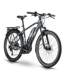 RAYMON Bici elettriches Raymon, bicicletta elettrica Tourray E 6.0 Pedelec 2020, colore grigio, Nero , 52 cm
