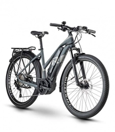 RAYMON Bici elettriches RAYMON Tourray E 6.0 - Bicicletta elettrica da donna Pedelec da trekking, colore grigio, 2020, dimensioni: 56 cm