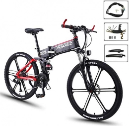 RDJM Bici elettriches RDJM Bciclette Elettriche 26 '' bici elettriche, Mens for mountain bike, Ebikes lega di magnesio Biciclette, con grande capacità rimovibile agli ioni di litio di 36V 350W, for gli sport all'aria apert