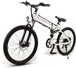 RDJM Bici elettriches RDJM Bciclette Elettriche 26" E-Bike, E-MTB, E-Mountainbike 48V 10.4Ah 350W - 26-Pollici Elettrico Pieghevole Bici di Montagna 21-Livello Spostamento assistito