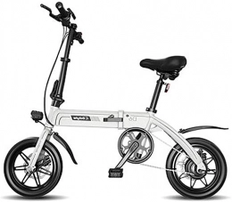RDJM Bici elettriches RDJM Bciclette Elettriche Bici elettrica, Bicicletta elettrica Pieghevole for Adulti, Commute Ebike con 250W Motore, velocità Massima 25 km / h, 3 modalità di Lavoro, Anteriore e Posteriore Freno a di