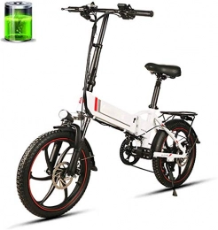 RDJM Bici RDJM Bciclette Elettriche Mostra Bici elettrica Pieghevole E-Bike 350W Motore 48V 10.4AH agli ioni di Litio LED Batteria for Adulti Uomo Donna E-MTB