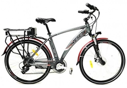 Reset Bicicletta Elettrica City Bike a Pedalata Assistita 28" 250W New E-Pathfinder Grigia