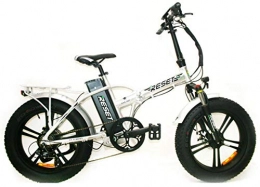 Reset Bici Reset Fat-Bike Bicicletta Elettrica Pieghevole a Pedalata Assistita 20" 250W Redwood Silver