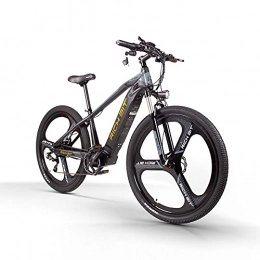 RICH BIT Bici elettriches RICH BIT TOP-520 29"Mountain bike elettrica, batteria agli ioni di litio rimovibile 48V * 10AH, deragliatore Shimano 7 velocità, bici elettrica MTB adulto 500W (oro)