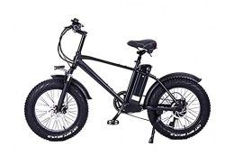 ride66 Bici elettriches RIDE66 T20 48V 15AH 500W motore brushless 20 * 4.0 Fat Tire bicicletta elettrica City Bike (Nero)