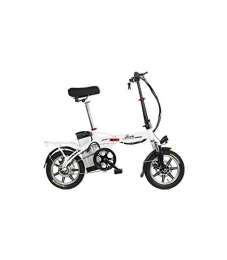 Riscko - Bicicletta elettrica Pieghevole Volt Unisex, per Adulti, Taglia Unica, Colore: Bianco o Nero, 350 W, 36 V, Unisex - Adulto, Bianco