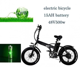 RUIVEN Adulti Pieghevole Bicicletta elettrica, Mountain Bici elettrica Pneumatici Grasso 20 * 4", Urbano Montagna di richiamo 95-120KM, Batteria agli ioni di Litio.