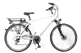 Leader Bici elettriches SARA SE 28-ZOLL - 53 cm uomo 7 G freno VELGE colore bianco