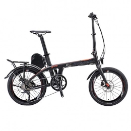 SAVADECK Bici SAVADECK E6 - Bicicletta elettrica pieghevole in carbonio, da 20", 250 W, telaio in carbonio, con cambio Shimano Sora 9 e batteria agli ioni di litio Samsung rimovibile da 36 V / 8, 7 Ah