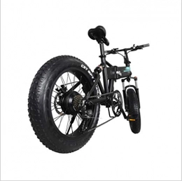 SHUAIGUO Bici elettriches SHUAIGUO Elettrica MTB Bici, Aumenta la velocit della Bicicletta Mountain Fino a 18, 6 mph, 20 Pollici E-Bike Adulti Fat Tire 36V 12.5Ah Batteria 250W Motore Ammortizzatore