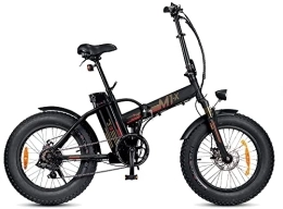 EMPOTEC Bici elettriches Smartway M1X-R1SC-K bicicletta Bici Bike elettrica Nero Acciaio 50, 8 cm (20") 30 kg Ioni di Litio 25km / h 250w