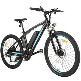Speedrid Bici elettriches Speedrid 20" / 26" / 27, 5"bici elettrica / city ebike / escursionismo e-bike / mountain e-bike dotata di batteria agli ioni di litio 36V / 10Ah / 12, 5Ah per uomini donne adulti. (36V / 10Ah 27, 5'' blu)