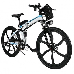 Speedrid Bici elettriches Speedrid Mountain Bike Pieghevole per Bici elettrica, Pneumatici 26 Ebike Bici elettrica per Bici con Motore brushless da 250 W e Batteria al Litio 36 V 8 Ah Shimano 21 / 7 velocità