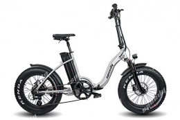 Speedy Ebike Bici elettriches Speedy Ebike - Elegant 250w 48v - 19, 2ah Bicicletta Elettrica Pieghevole Fat Bike (Cromo)