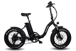 Speedy Ebike - Elegant 750w 52v - 17,5ah Bicicletta Elettrica Pieghevole Fat Bike/Black