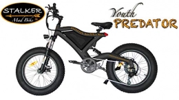 STALKER MAD BIKE Bici elettriches STALKER Mad Bike® Youth Predator - Fat Bike elettrica 500 W per Adolescent +14 anni