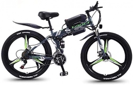 Suge Bici elettriches Suge Folding Adulti elettrica Mountain Bike, Biciclette da Neve 350W, Rimovibile 36V 10AH agli ioni di Litio for i, Sospensione Premium Full 26 Pollici Bicicletta elettrica