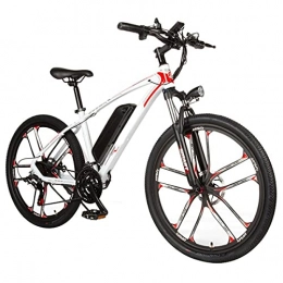 SUNWEII Bici elettriches SUNWEII Cerchio in Lega di magnesio per Bici elettrica e-Bike, 48V 8AH, Bici elettrica 350W, Bici elettrica Pieghevole per Adulti, White