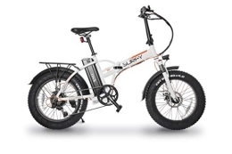SURFY Bici elettriches SURFY Bicicletta ELETTRICA Rock - E-Bike Folded - Telaio in Alluminio - Potenza 250W - Batteria Estraibile- FATBIKE