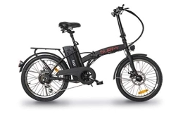 SURFY Bici elettriches SURFY Fast - E-Bike a Pedalata Assistita - Telaio in Alluminio -Potenza 250W-VELOCITA' 25Km / h - Batteria Estraibile (Nero)