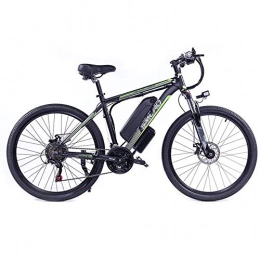 SXZZ Bici elettriches SXZZ Bicicletta Elettrica, Mountain Bike Elettrica da 26 '' con Luce A LED, Bici Elettrica A 21 velocità con Batteria agli Ioni di Litio Rimovibile di Grande capacità, A