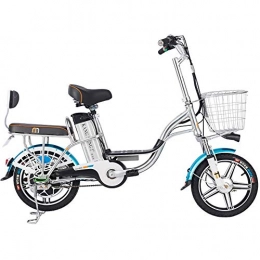 T.Y Bici elettriches T.Y Batteria per Bici elettrica al Litio da 48 V con Pedale Multifunzione da Bici elettrica da 16 Pollici in Lega di Alluminio per Auto per Adulti