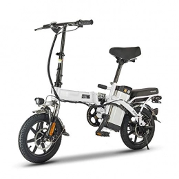 T.Y Bici elettriches T.Y Bicicletta elettrica Mini Bicicletta elettrica Pieghevole da 14 Pollici per Uomini e Donne per Aiutare l'auto elettrica a 48V