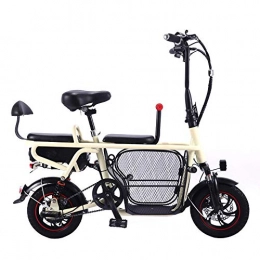 T.Y Bici T.Y Bicicletta elettrica Pieghevole per Adulti Batteria al Litio Genitore-Figlio Batteria a Due Ruote Auto Mini Bicicletta elettrica Portatile Portatile