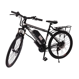 TaNeHaKi Bici TaNeHaKi Bicicletta elettrica da 26 pollici, E-mountain bike, pedelec, bicicletta elettrica, regolabile, display LCD, 21 marce, 250 W